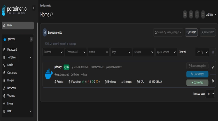 Gestion de Contenedores Docker